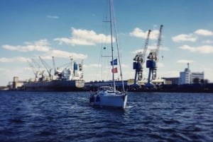 Gdańsk: Crucero panorámico al atardecer con copa de Prosecco