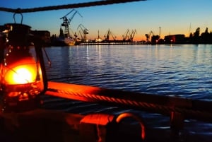 Gdańsk : croisière au coucher du soleil sur un bateau polonais historique