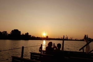 Гданьск: круиз на закате на исторической польской лодке