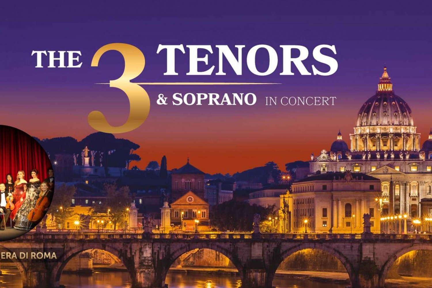 Gdansk: Dansk: The 3 Tenors & Soprano Concert: The 3 Tenors & Soprano Concert