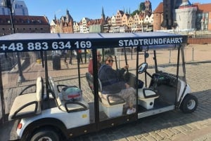 Gdansk Top Beer & Highlights Tour by Golf Cart/Buggy