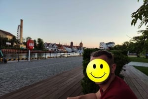 Gdańsk : visite privée à vélo de Wrzeszcz et du quartier des chantiers navals
