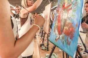 Painting and wine with live concert in Gdańsk!