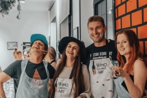 Painting and wine with live concert in Gdańsk!