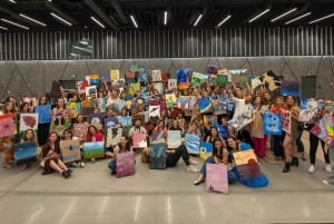 Painting and wine with live concert in Gdańsk!