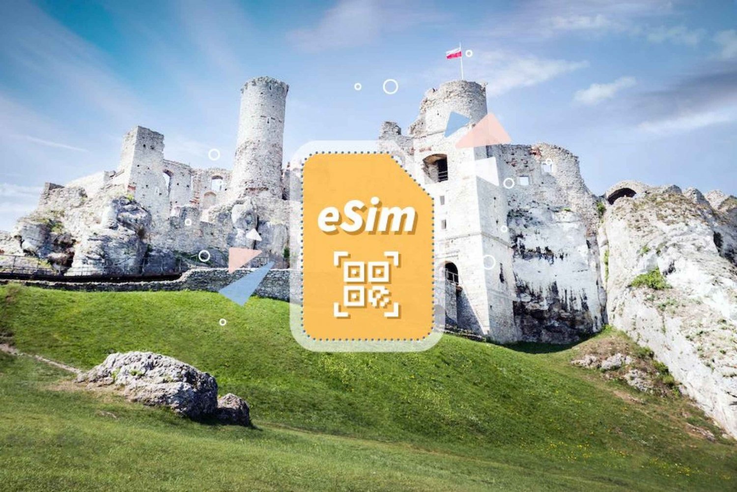 Polska/Europa: Mobilny plan transmisji danych 5G eSim