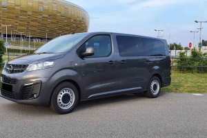 Prywatny transfer: Lotnisko Gdańsk (GDN) do/z centrum miasta