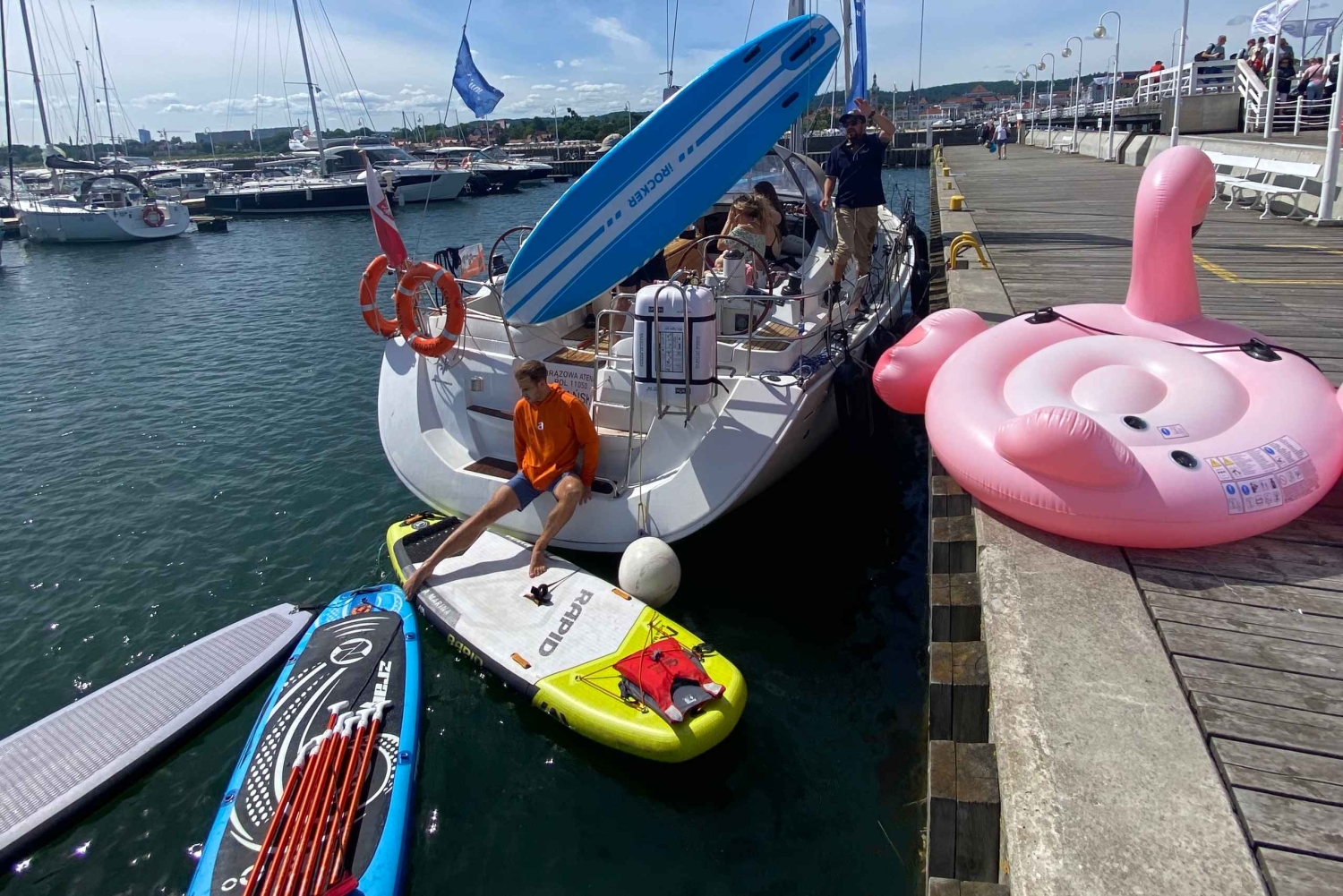 Sopot: Viagem de veleiro de um dia inteiro de Sopot a Hel