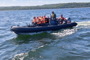 Получасовая поездка на скоростном катере в Сопот. Скорость до 100 км/ч