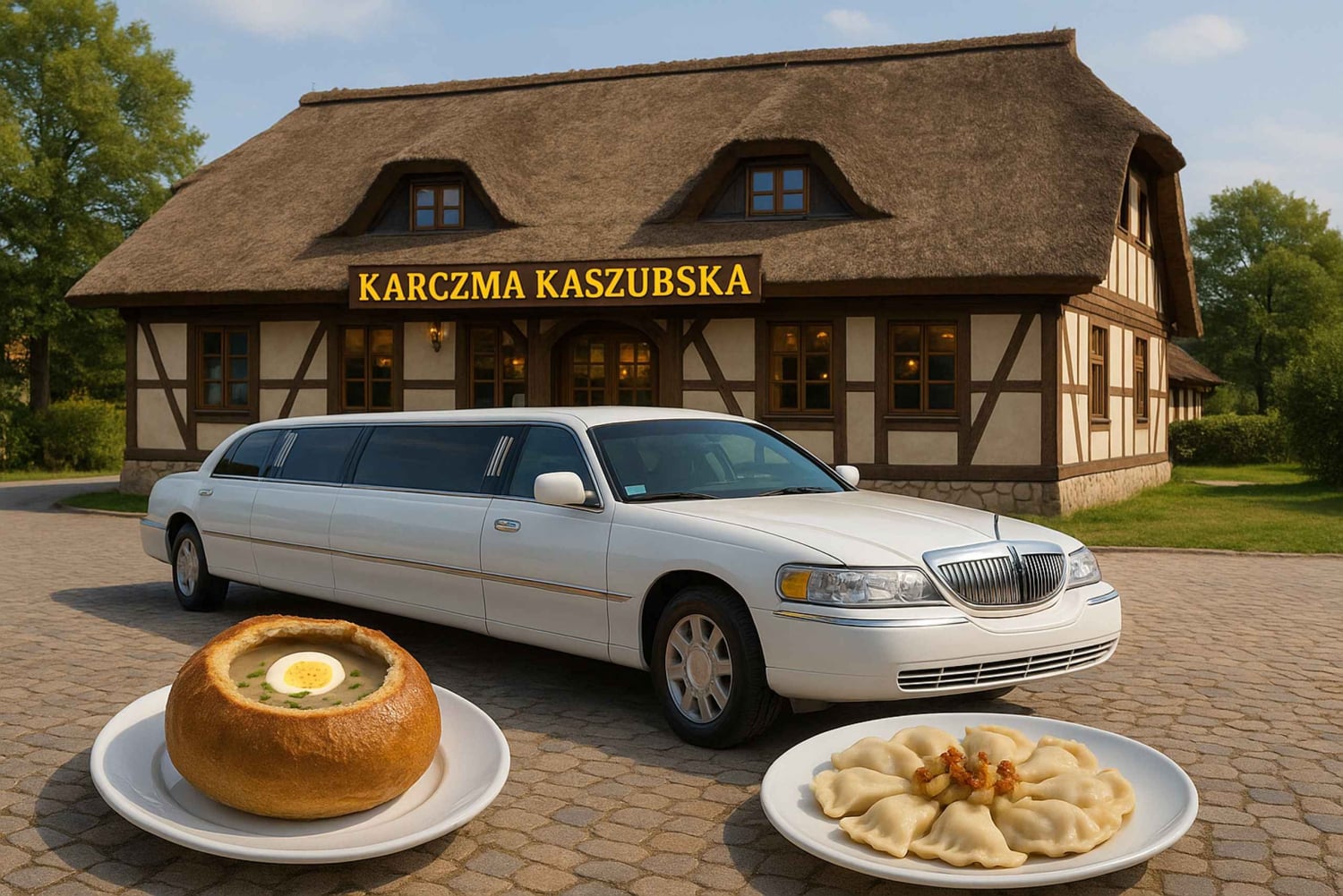 Gdańsk: Kashubian Dinner with Limousine Transfer