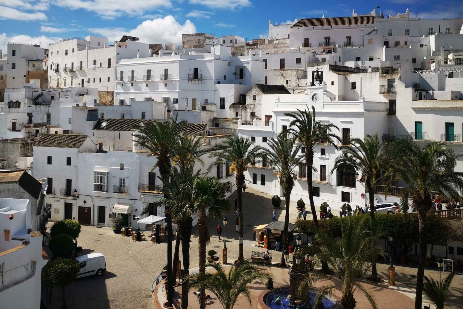 Private udflugter til hvide kystbyer og strande fra Sevilla
