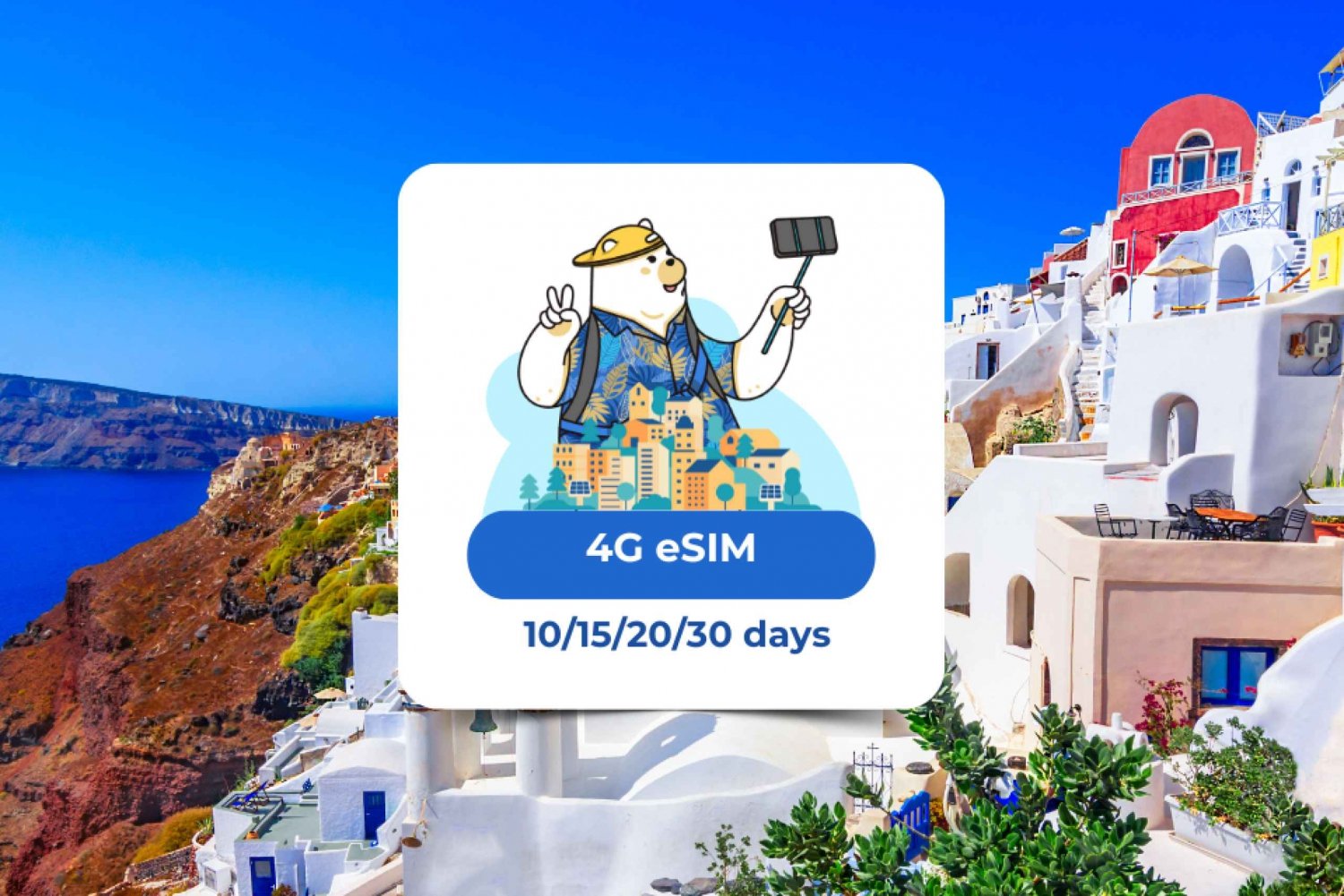 Europa: eSIM Mobile Data (40 land) 10/15/20/30 dager