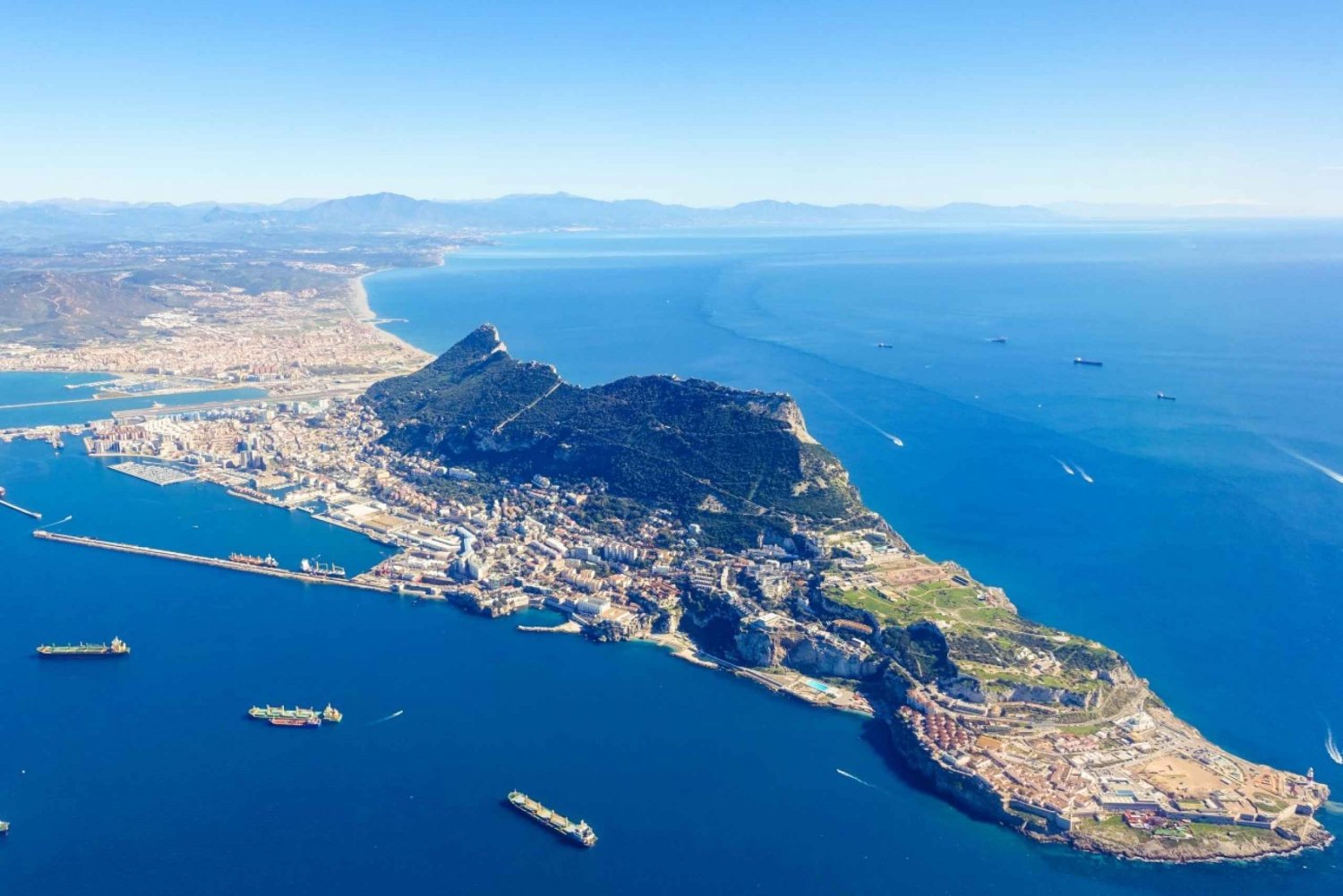 Fra Cadiz/El Puerto/Jerez: Sightseeing-dagstur til Gibraltar