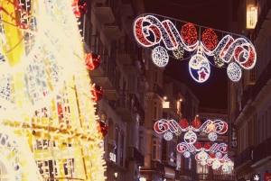 From Gibraltar & Costa del Sol: Malaga Christmas Lights Tour