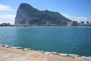 Au départ de Malaga : Visite privée du rocher de Gibraltar en sautant la ligne