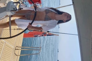 Gibraltar: Seilbåtcharter med kaptein; Halv dag