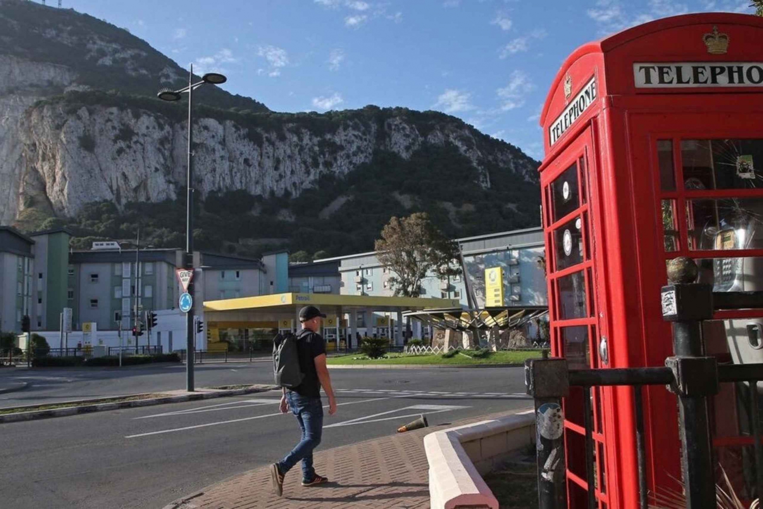 Málagasta/Torremolinosista/Benalmádenasta: Gibraltarille
