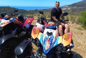 Marbella: Guided Quad Tour with Sea and Gibraltar Rock Views