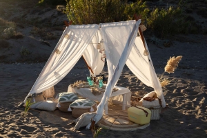 Sotogrande: Styling af udendørs picnic med tapas.