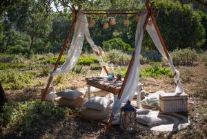 Sotogrande: Styling af udendørs picnic med tapas.