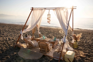 Sotogrande: Styling af udendørs picnic med tapas.