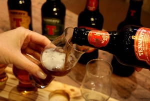 Glasgow: Beer Flight with a Haggis Taster in a Glasgow pub