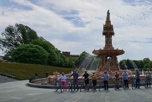 Glasgow - en cykeltur Cykeltur i staden och Clyde Bridges med ölprovning