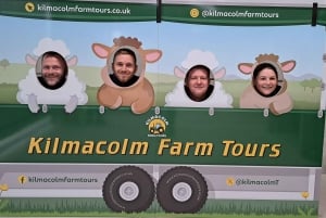 Glasgow: Highland Cow Trailer Tour with home baking
