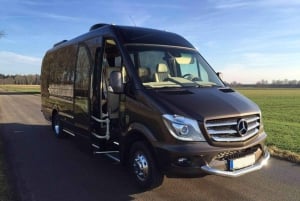 Glasgow: Privat flyplasstransport XL (til/fra sentrum)