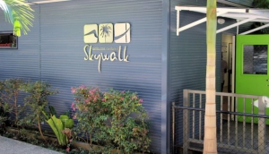 Beachfront cafes at Coolangatta