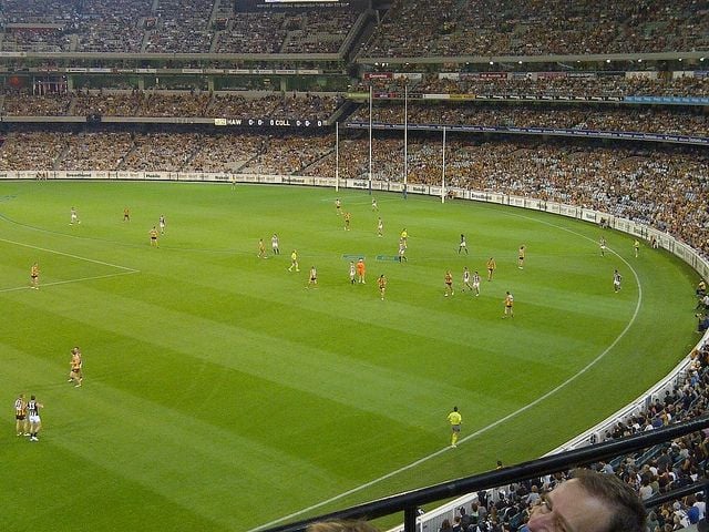 A packed AFL stadium