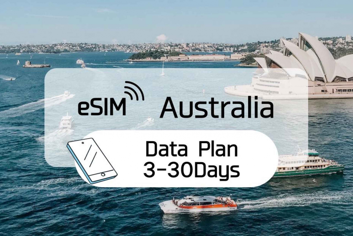 Австралия: тарифный план eSim в роуминге (0,5–2 ГБ в день)