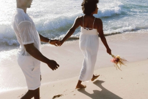 Coolangatta: fotoshoot op het strand met bewerkte foto's