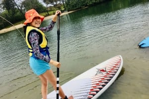 Gold Coast: 1 uur stand-up paddlesurfles en foto's