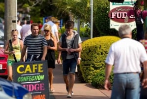 Gold Coast: Glødeormsgrotter og Hop on Hop Off-tur på dagtid