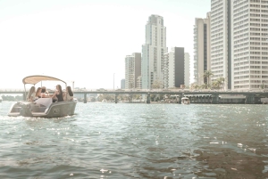 Gold Coast: elektrische picknickbootverhuur vanaf Isle of Capri