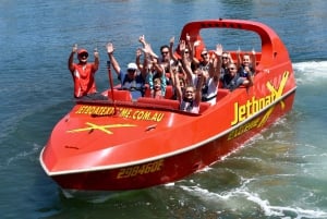 Gold Coast: passeio de barco a jato e passeio panorâmico de helicóptero