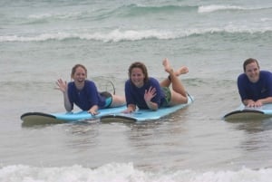 Miami: aula de surf em grupo