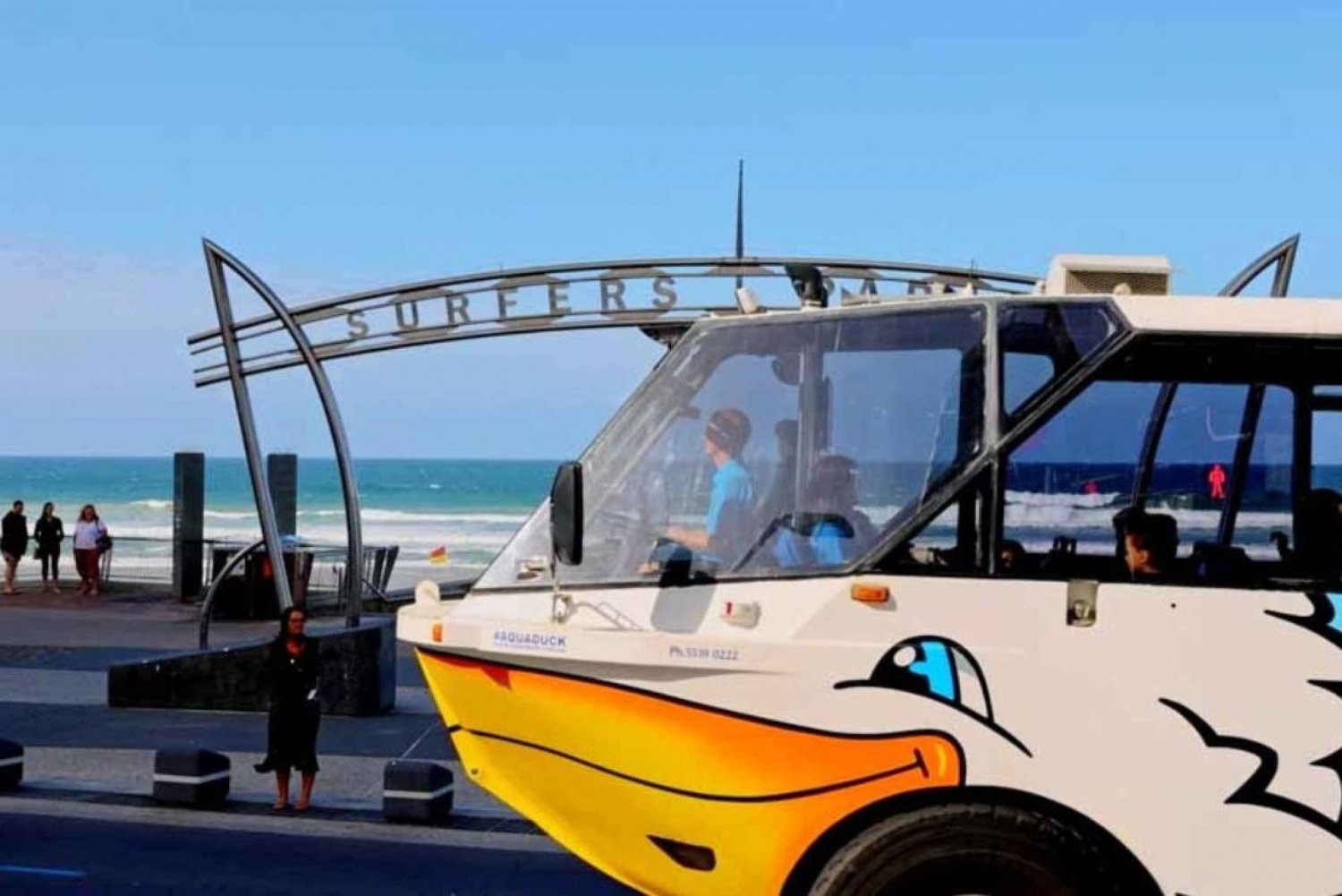 Gold Coast: Tour della città e crociera sul fiume con Aquaduck