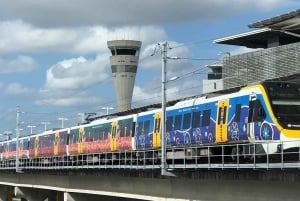 Gold Coast: Trem de/para o Aeroporto Doméstico de Brisbane (BNE)
