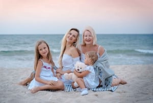 Sesión de fotos profesional para familias en Burleigh Beach