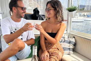 1h Boat Trip + 2h Dockside Wine & Food Tasting