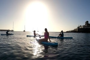 Sesión de 2h de Paddle Board al atardecer en Gran Canaria