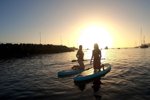 Sesión de 2h de Paddle Board al atardecer en Gran Canaria
