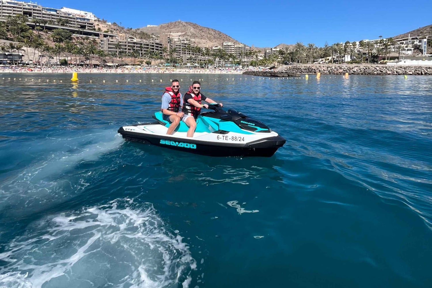 30 minutes tour with 2 jetskis in Maspalomas