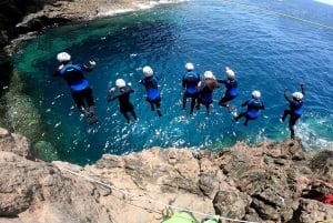 Agaete: Coasteering Gran Canaria. Ferrata Marina y Tirolina