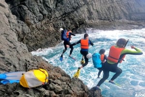 Agaete: Coasteering Gran Canaria. Ferrata Marina y Tirolina