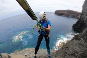 Agaete: Coasteering Gran Canaria. Ferrata Marina y Tirolina