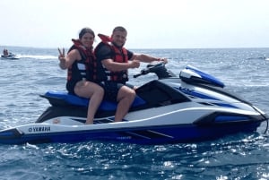 From Playa del Inglés: Guided Jet Ski Tour & Hotel Transfers