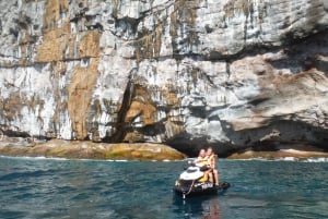 From Playa del Inglés: Guided Jet Ski Tour & Hotel Transfers